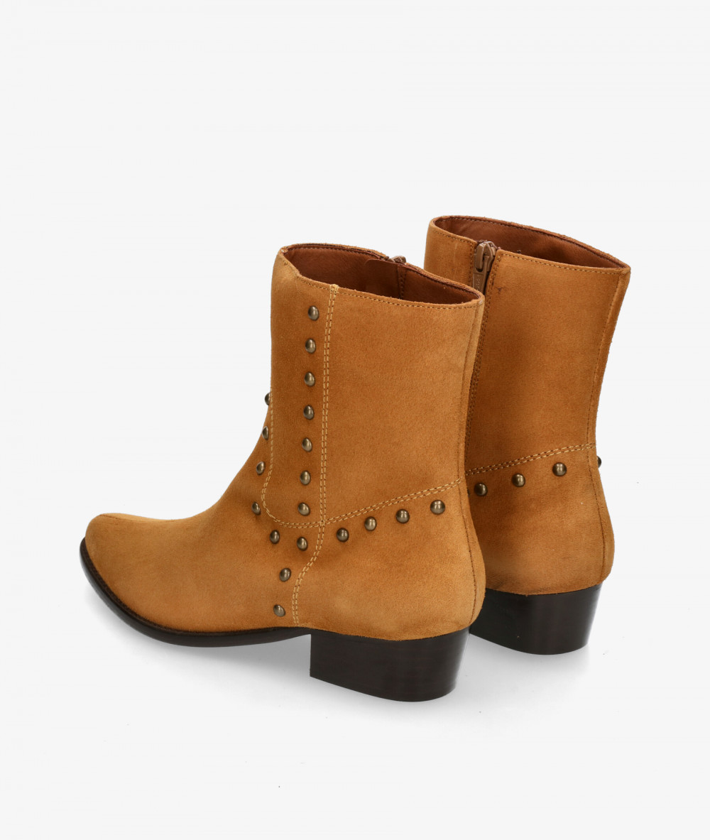 Botines bloom&you ANNIE en serraje camel