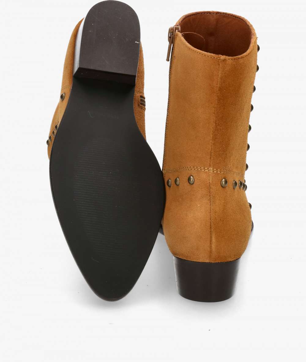 Botines bloom&you  ANNIE en serraje camel Botines bloom&you  ANNIE en serraje camel