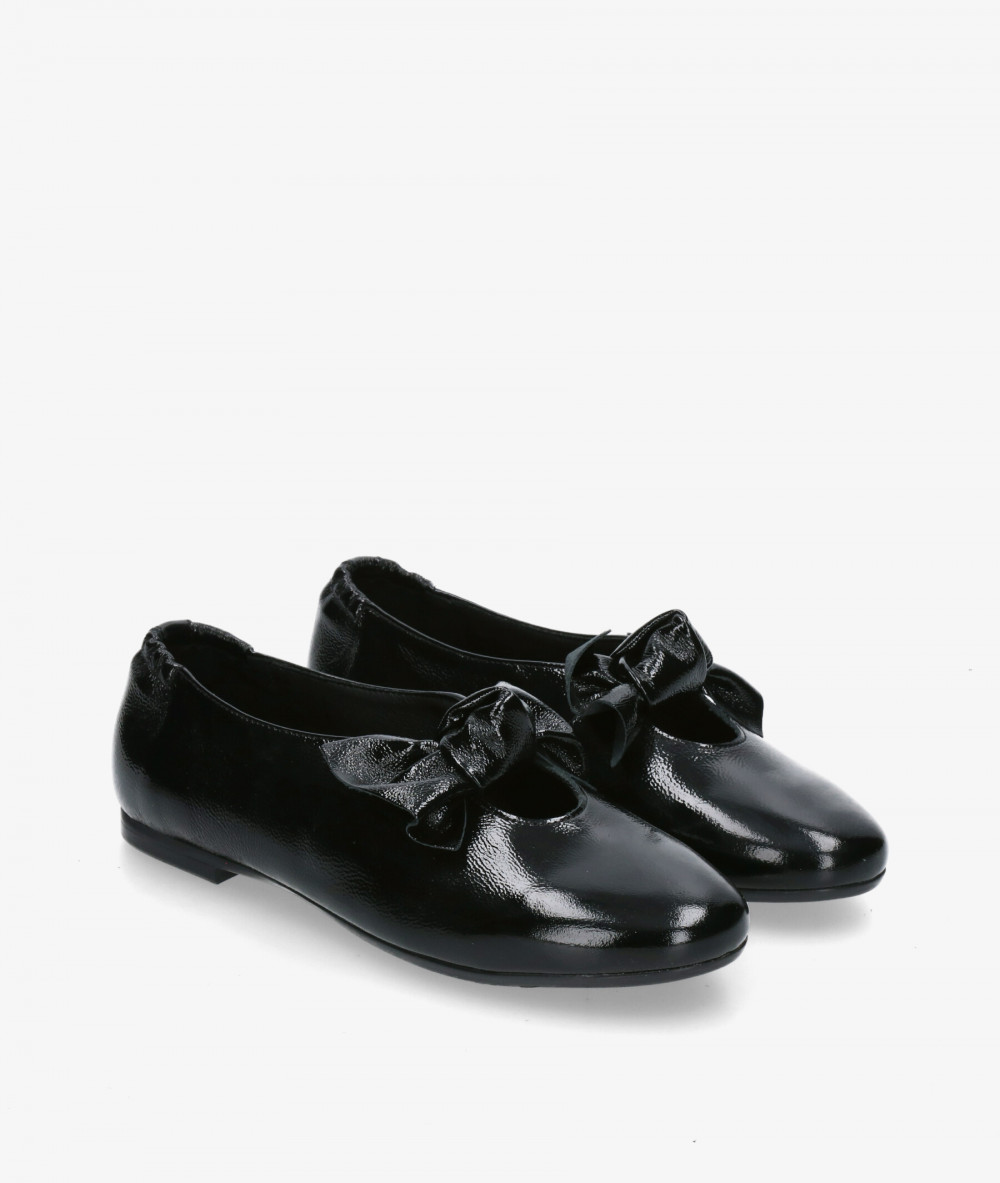 bloom&you Dress low heel shoes PATTY in black patent leather bloom&you Dress low heel shoes PATTY in black patent leather