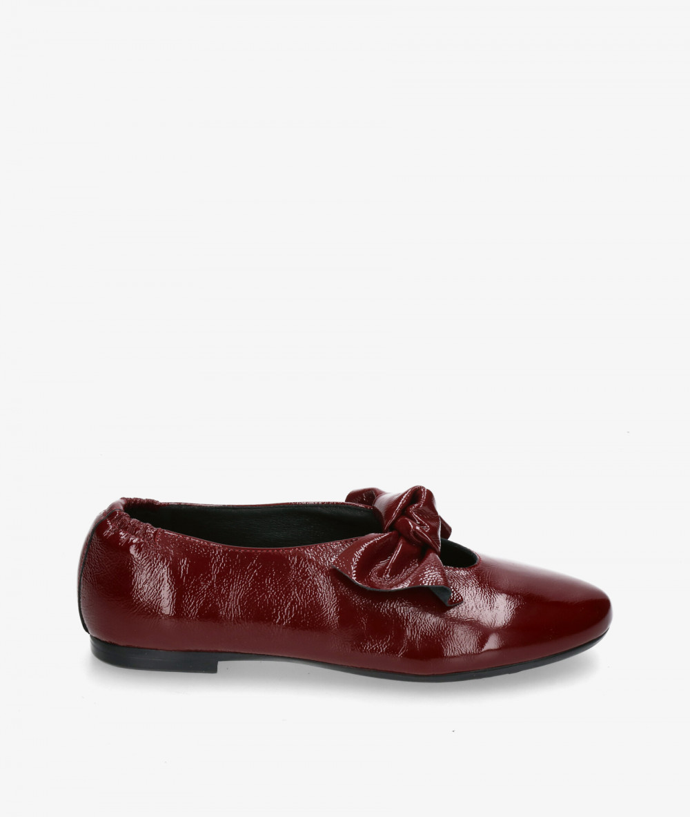 bloom&you Dress low heel shoes PATTY in burgundy patent leather bloom&you Dress low heel shoes PATTY in burgundy patent leather
