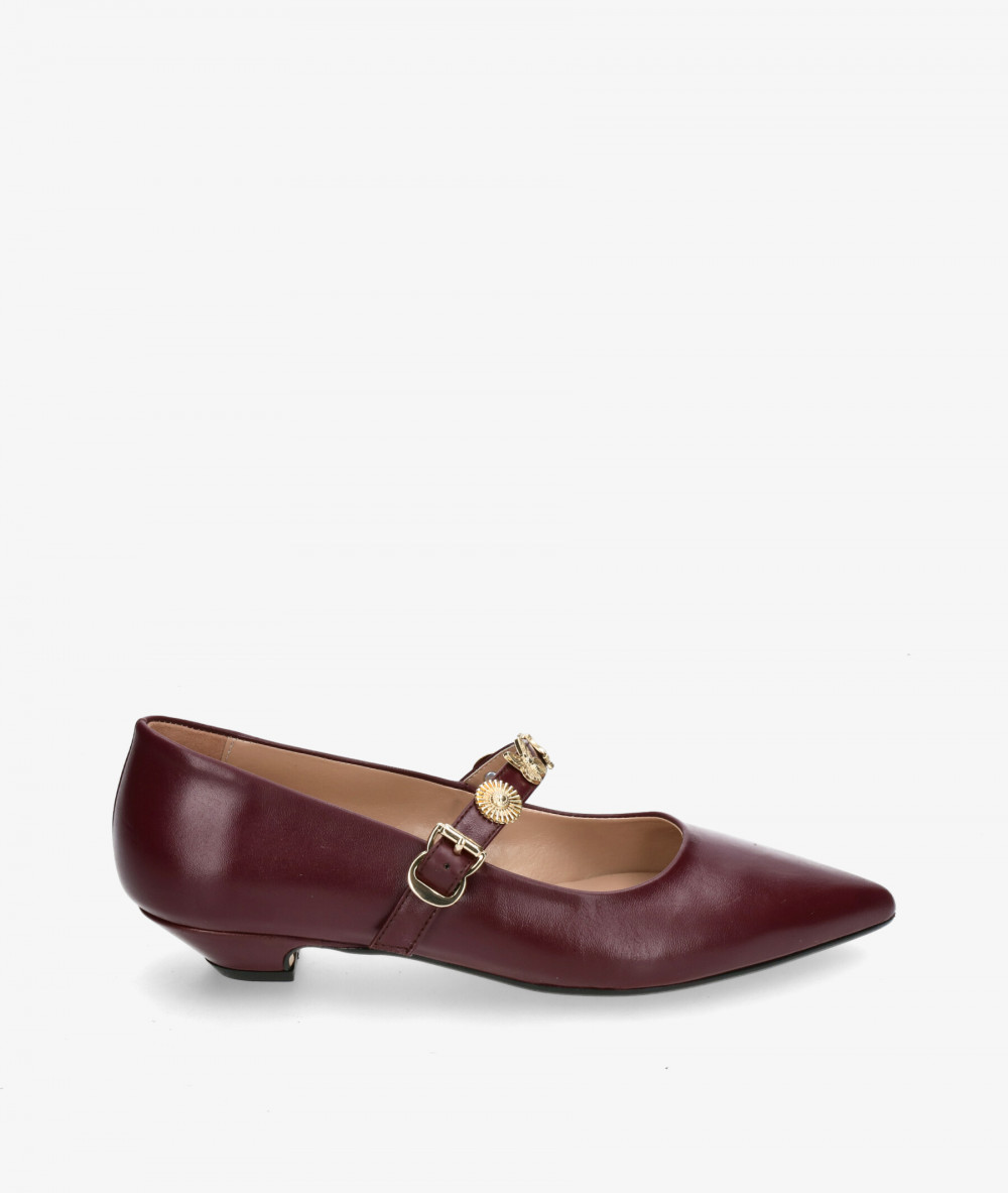 bloom&you Dress low heel shoes FRANCESCA in burgundy bloom&you Dress low heel shoes FRANCESCA in burgundy