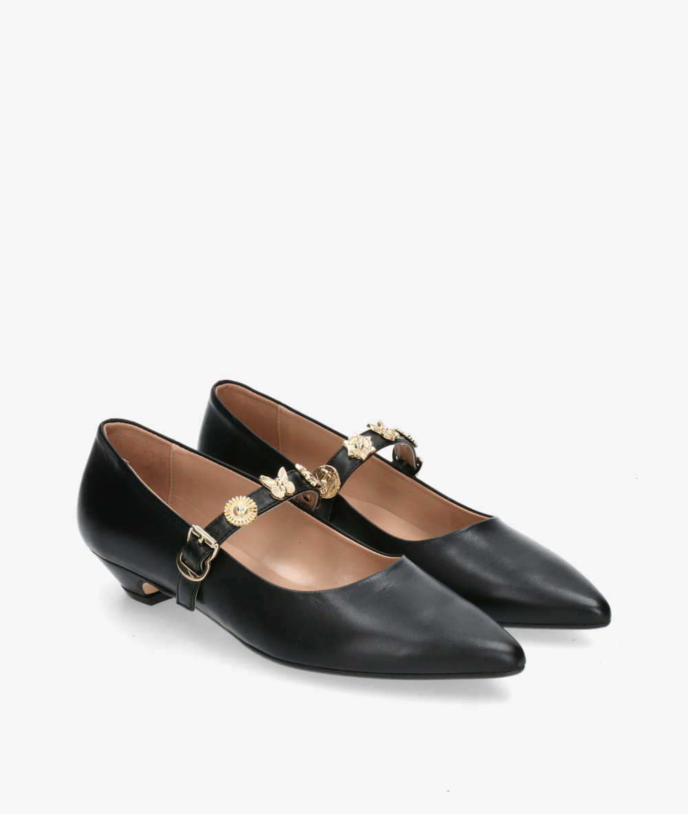 bloom&you Dress low heel shoes FRANCESCA in black bloom&you Dress low heel shoes FRANCESCA in black