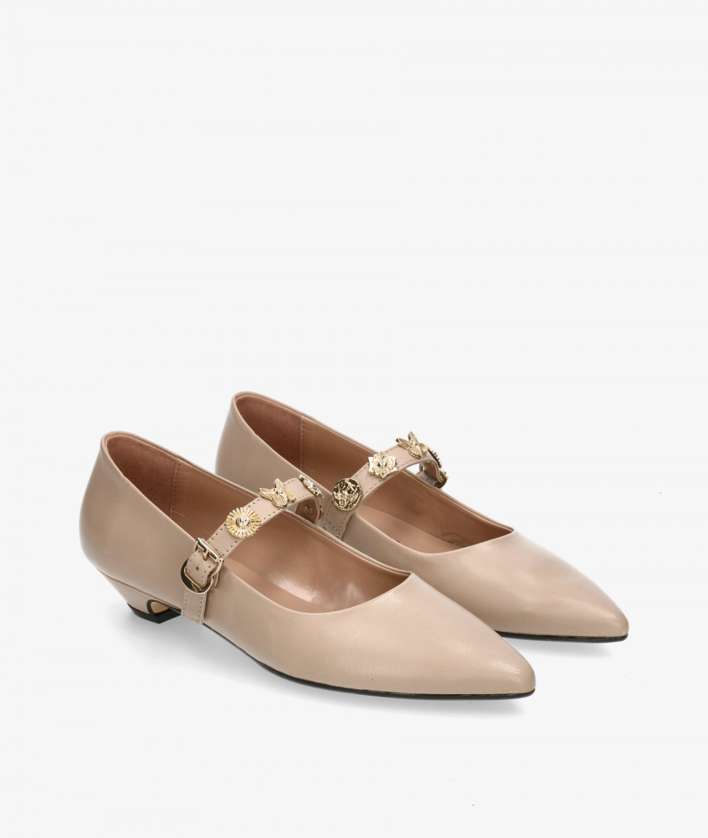 bloom&you Dress low heel shoes FRANCESCA in beige bloom&you Dress low heel shoes FRANCESCA in beige