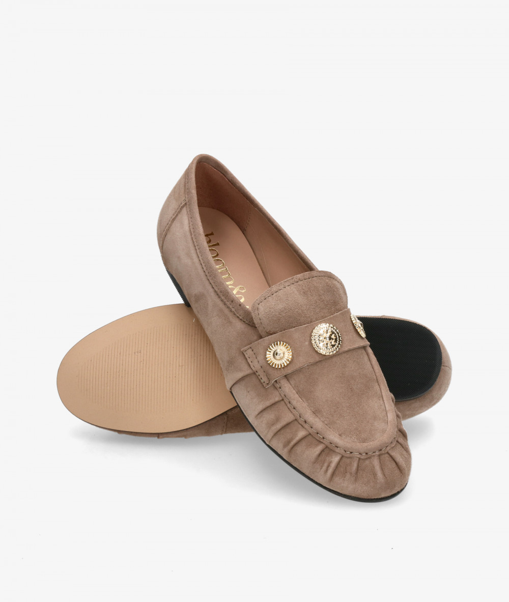 Mocasines bloom&you ROMINA en ante taupe Mocasines bloom&you ROMINA en ante taupe