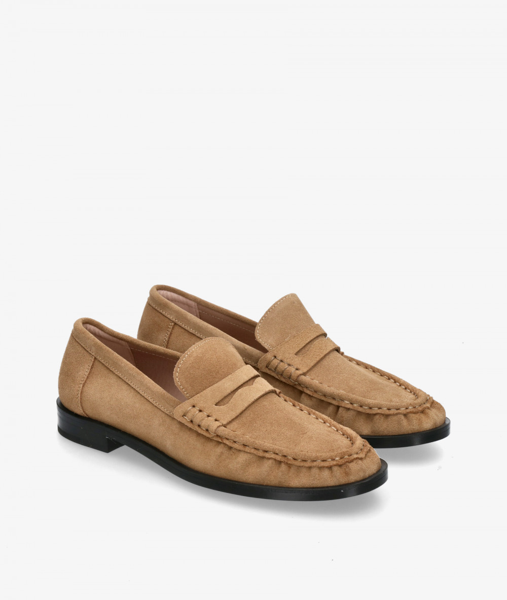 Mocasines bloom&you MARTINA en serraje taupe Mocasines bloom&you MARTINA en serraje taupe