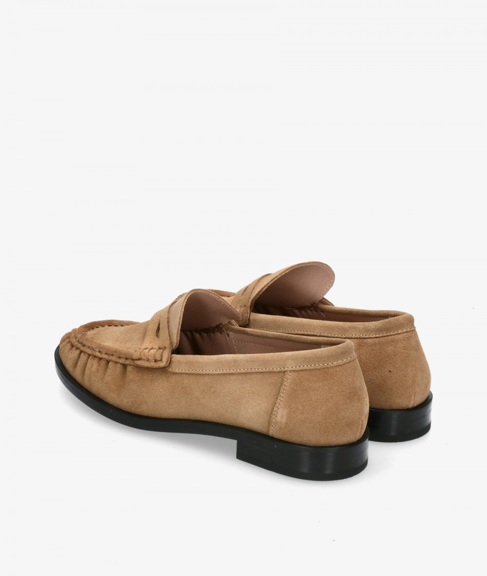 Mocasines bloom&you MARTINA en serraje taupe Mocasines bloom&you MARTINA en serraje taupe
