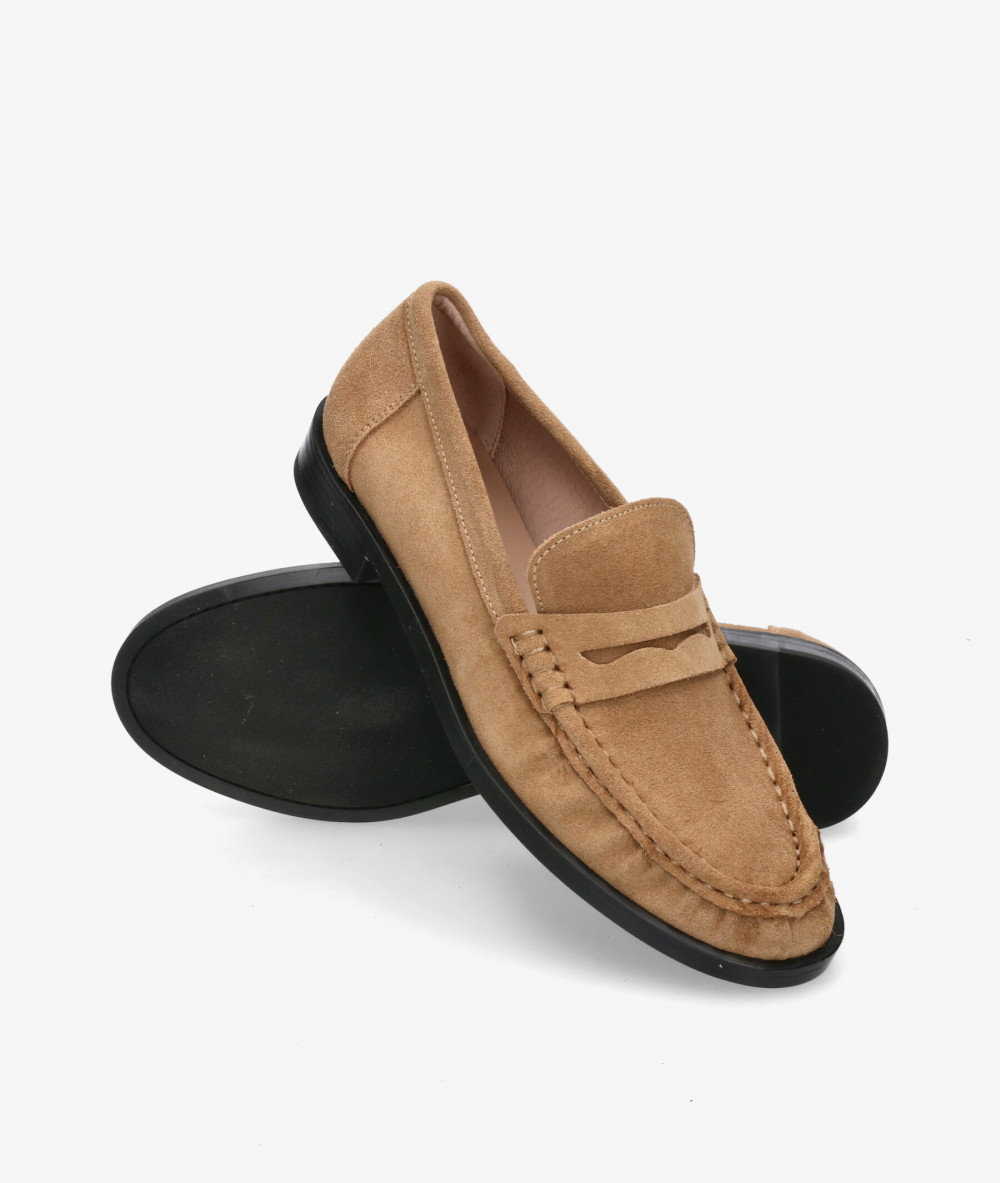 Mocasines bloom&you MARTINA en serraje taupe Mocasines bloom&you MARTINA en serraje taupe