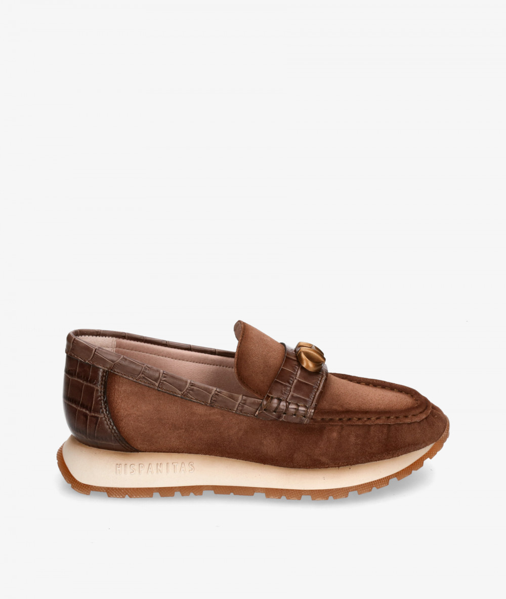 Mocasines marrones mujer  Hispanitas Mocasines marrones mujer  Hispanitas