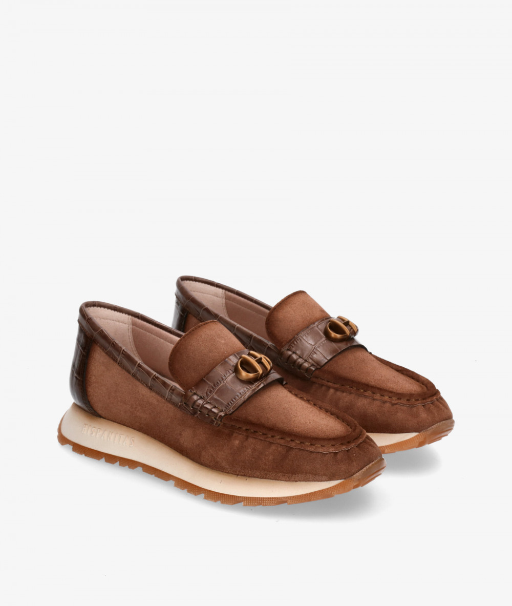 Mocasines marrones mujer  Hispanitas Mocasines marrones mujer  Hispanitas