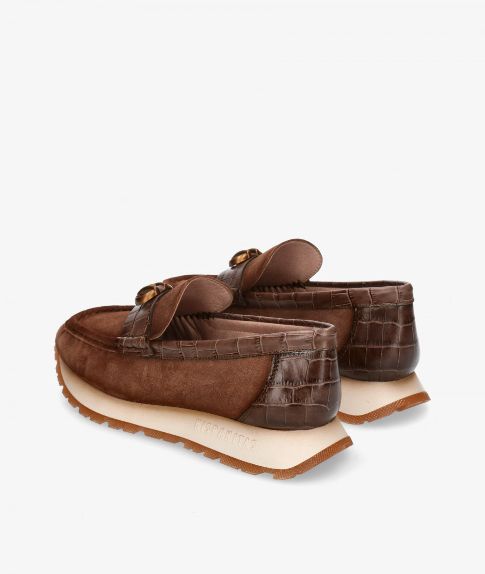 Mocasines marrones mujer  Hispanitas Mocasines marrones mujer  Hispanitas