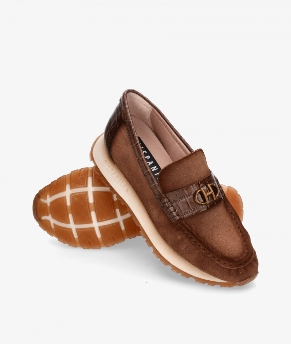 Mocasines marrones mujer  Hispanitas Mocasines marrones mujer  Hispanitas