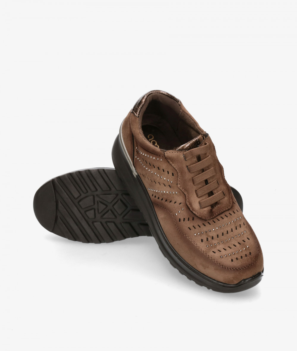Zapatos confort Amarpies 29393 en topo Zapatos confort Amarpies 29393 en topo
