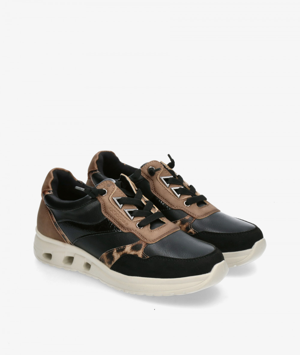 Deportivos Amarpies  29409 en negro Deportivos Amarpies  29409 en negro