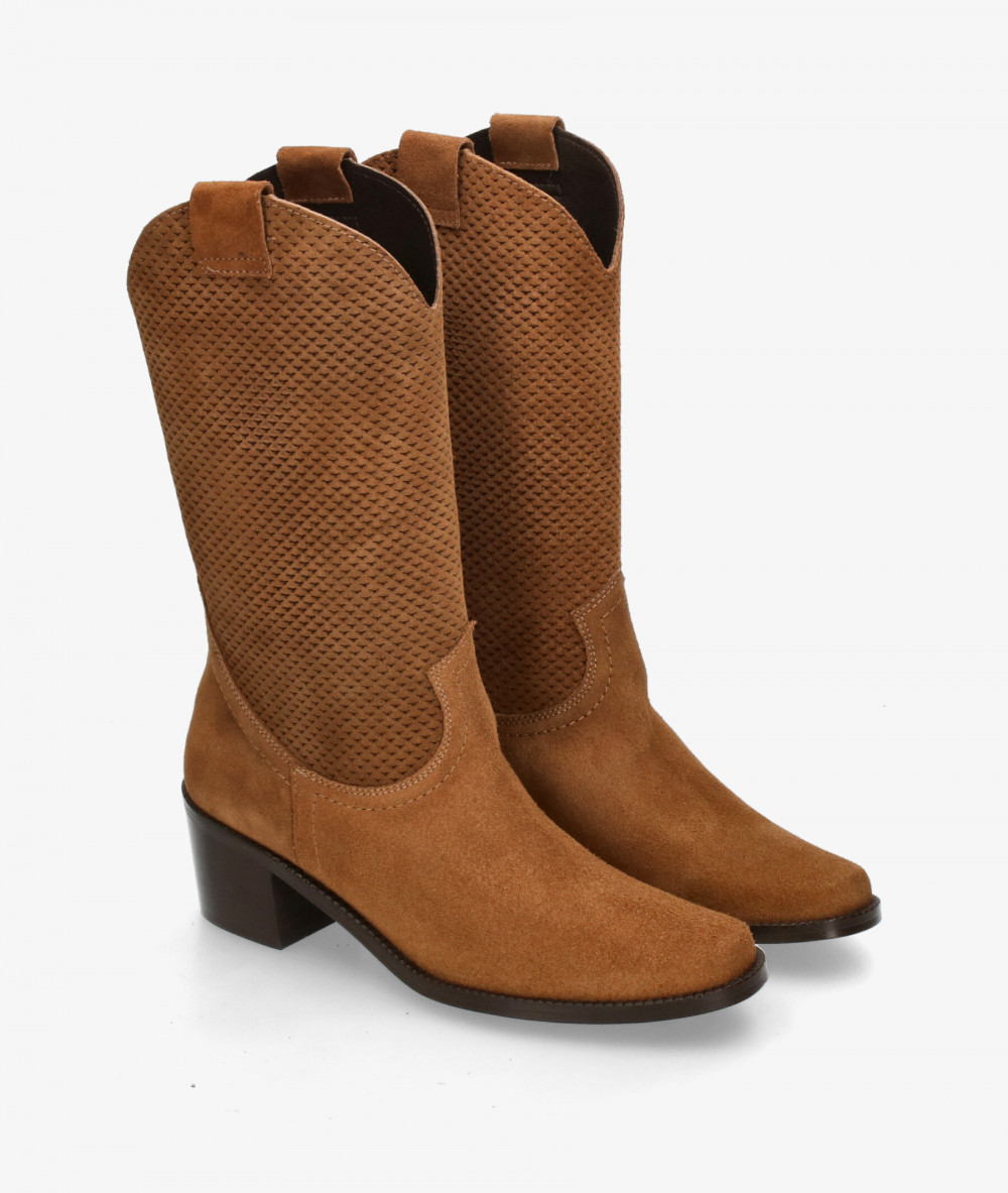bloom&you Boots  ALEJANDRA in leather split suede bloom&you Boots  ALEJANDRA in leather split suede