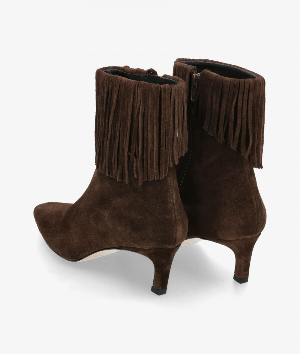 Botines bloom&you DANIELA en serraje marrón