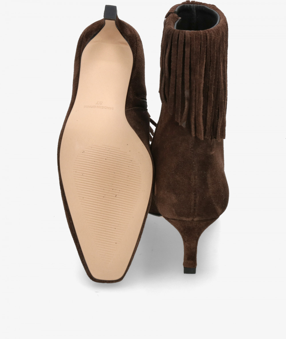 Botines bloom&you DANIELA en serraje marrón