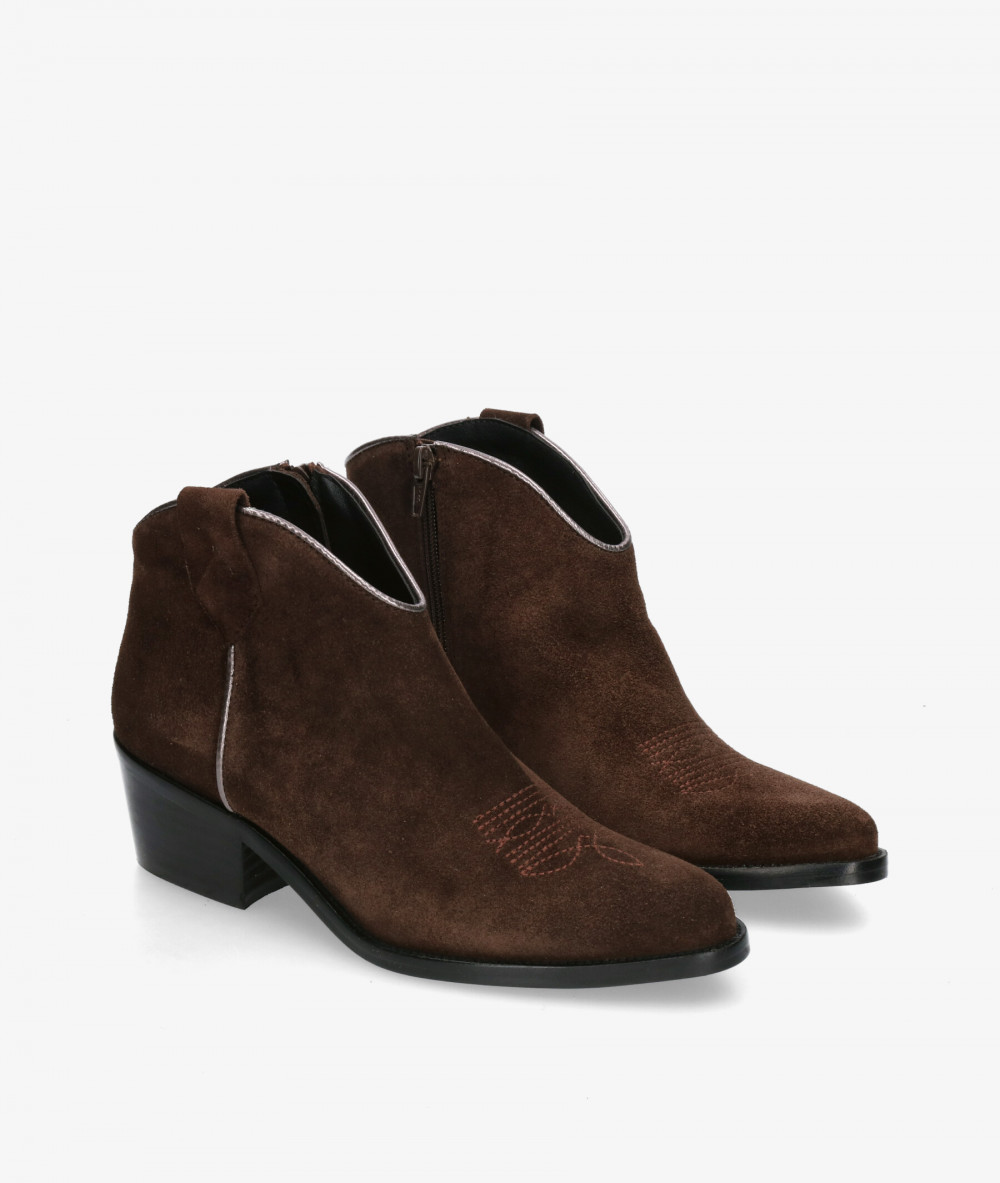 Botines bloom&you TEVA en serraje marrón