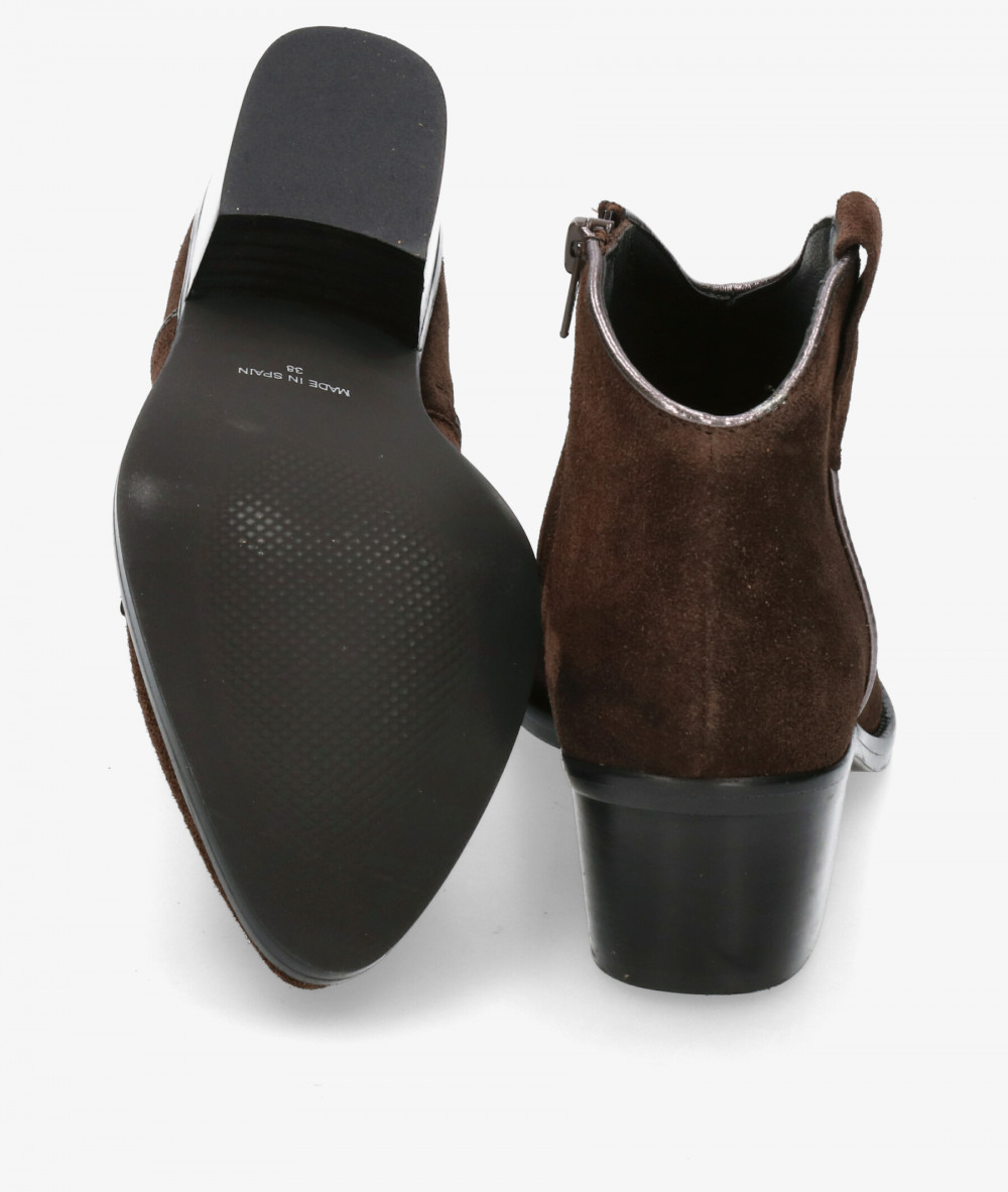 Botines bloom&you TEVA en serraje marrón