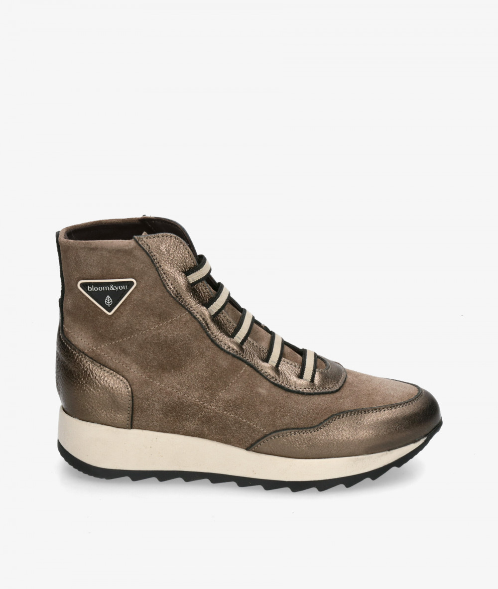 Deportivos bloom&you  AINA en taupe metalizado Deportivos bloom&you  AINA en taupe metalizado