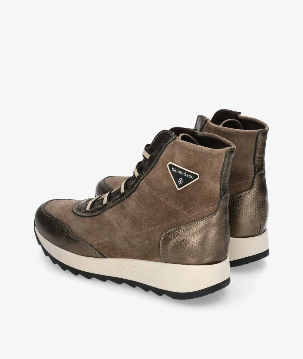 Deportivos bloom&you  AINA en taupe metalizado Deportivos bloom&you  AINA en taupe metalizado