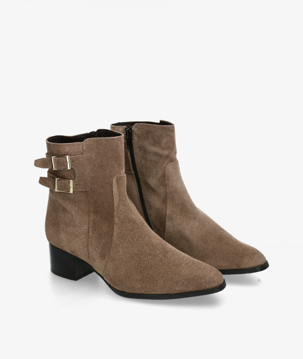 Botines bloom&you  NICOLETA en serraje gris Botines bloom&you  NICOLETA en serraje gris