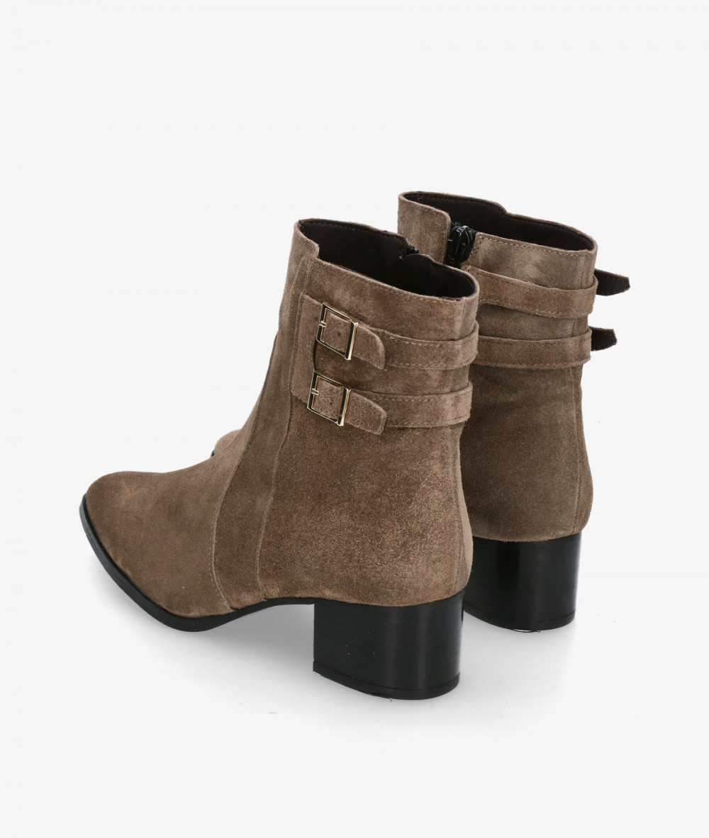 Botines bloom&you NICOLETA en serraje gris