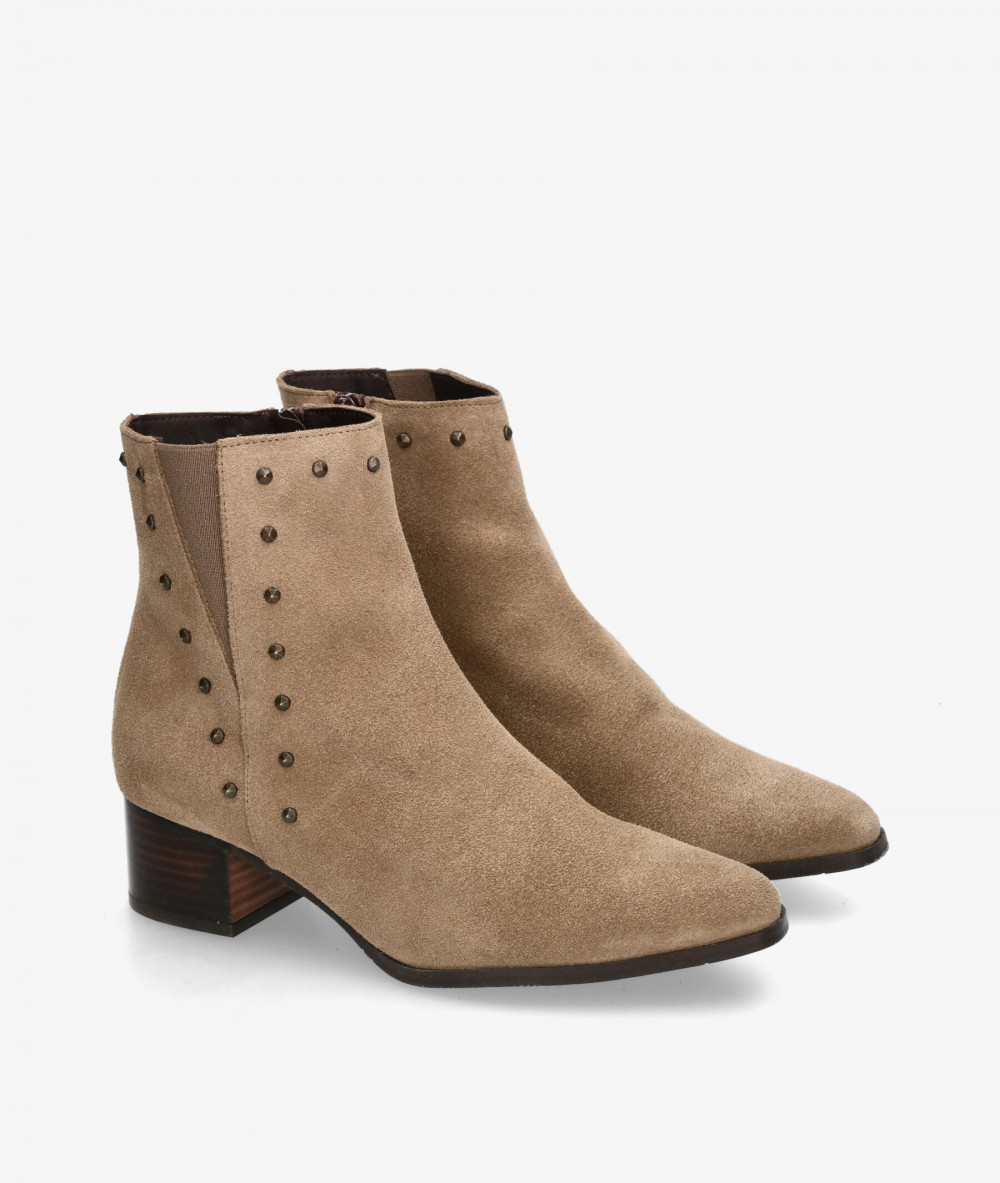 Botines bloom&you  MEGAN en serraje taupe Botines bloom&you  MEGAN en serraje taupe