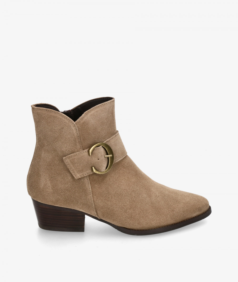 Botines bloom&you  GABRIELA en serraje taupe Botines bloom&you  GABRIELA en serraje taupe