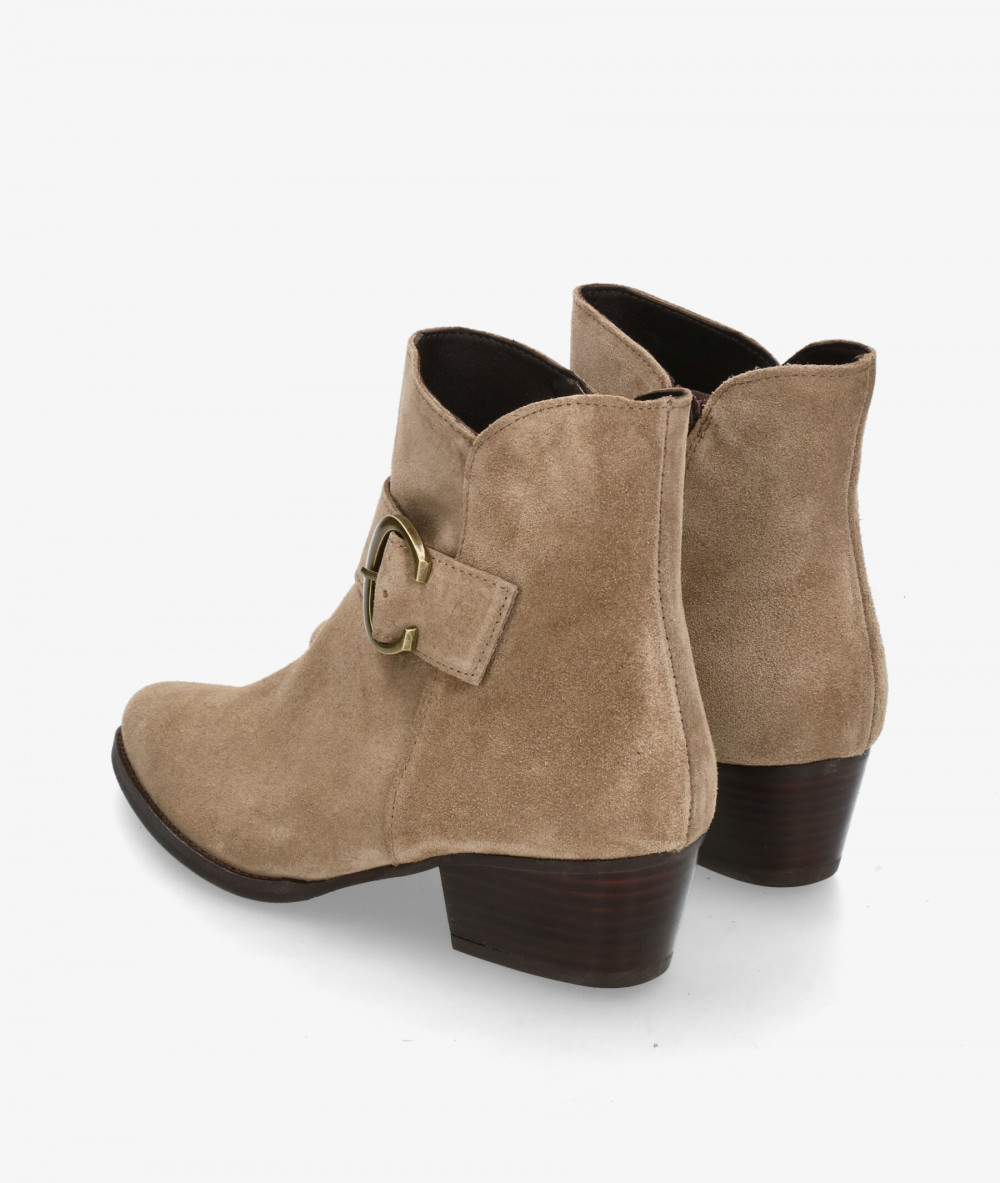 Botines bloom&you  GABRIELA en serraje taupe Botines bloom&you  GABRIELA en serraje taupe