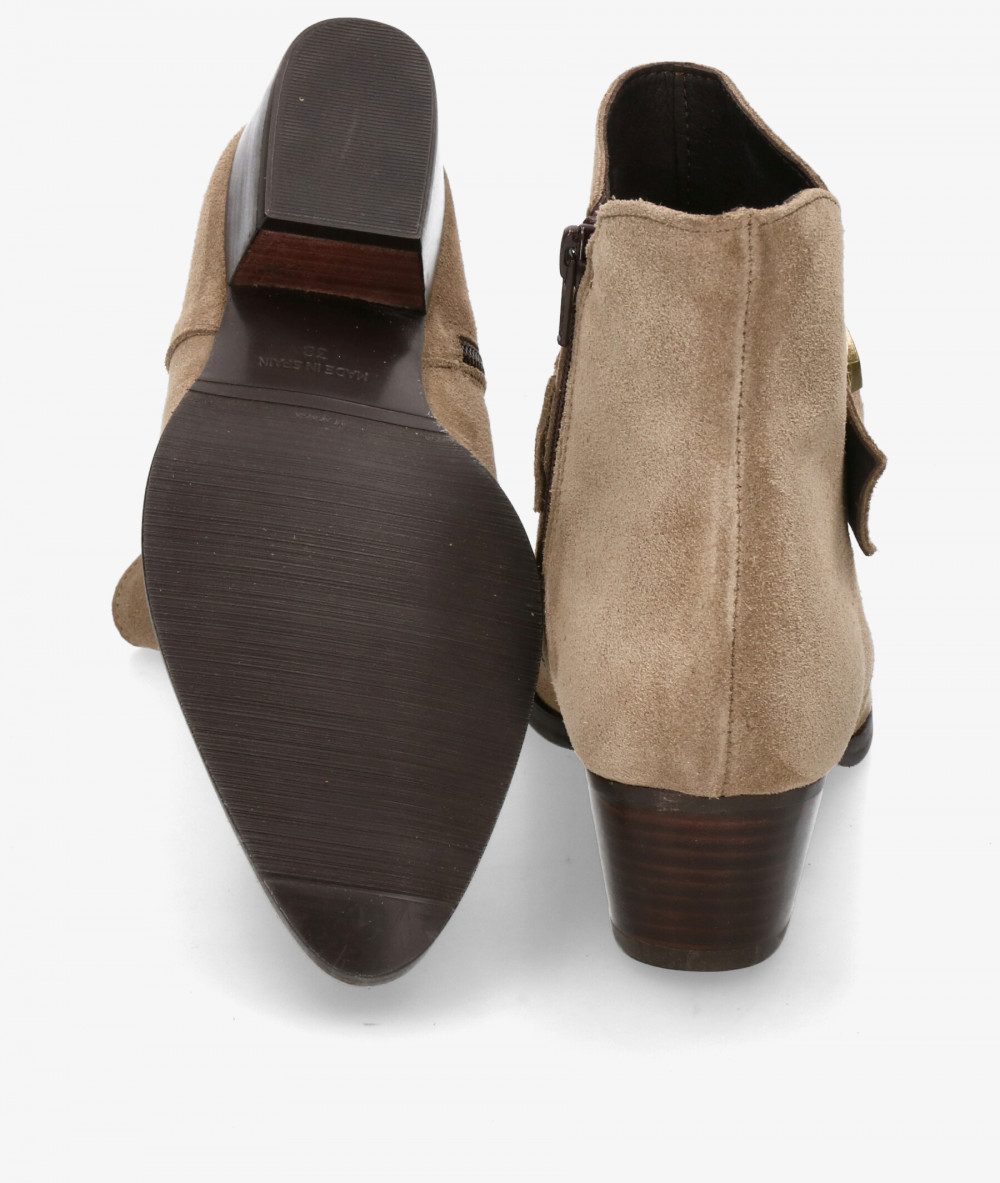 Botines bloom&you  GABRIELA en serraje taupe Botines bloom&you  GABRIELA en serraje taupe