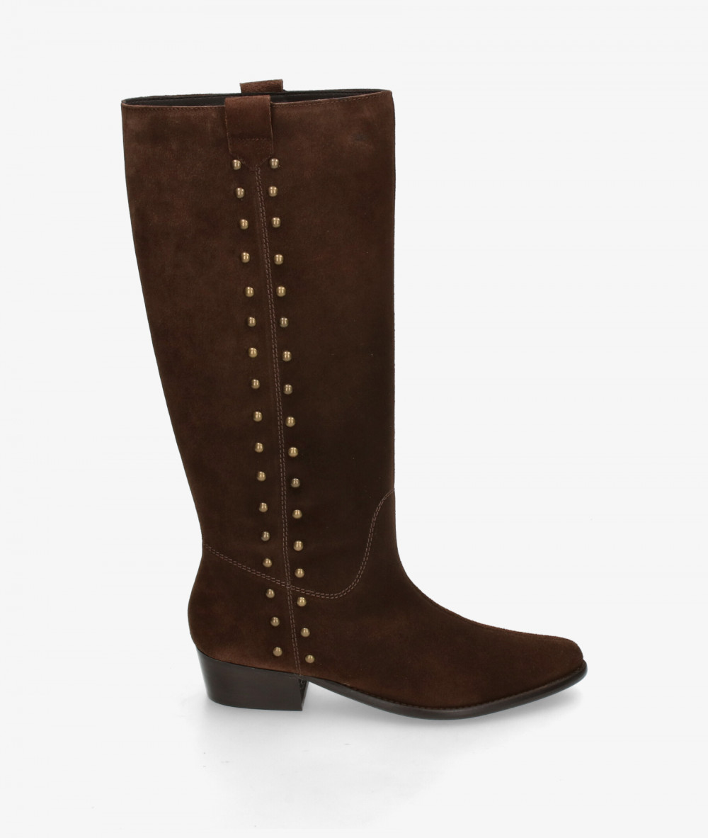 bloom&you Boots  MALENA in brown split suede bloom&you Boots  MALENA in brown split suede