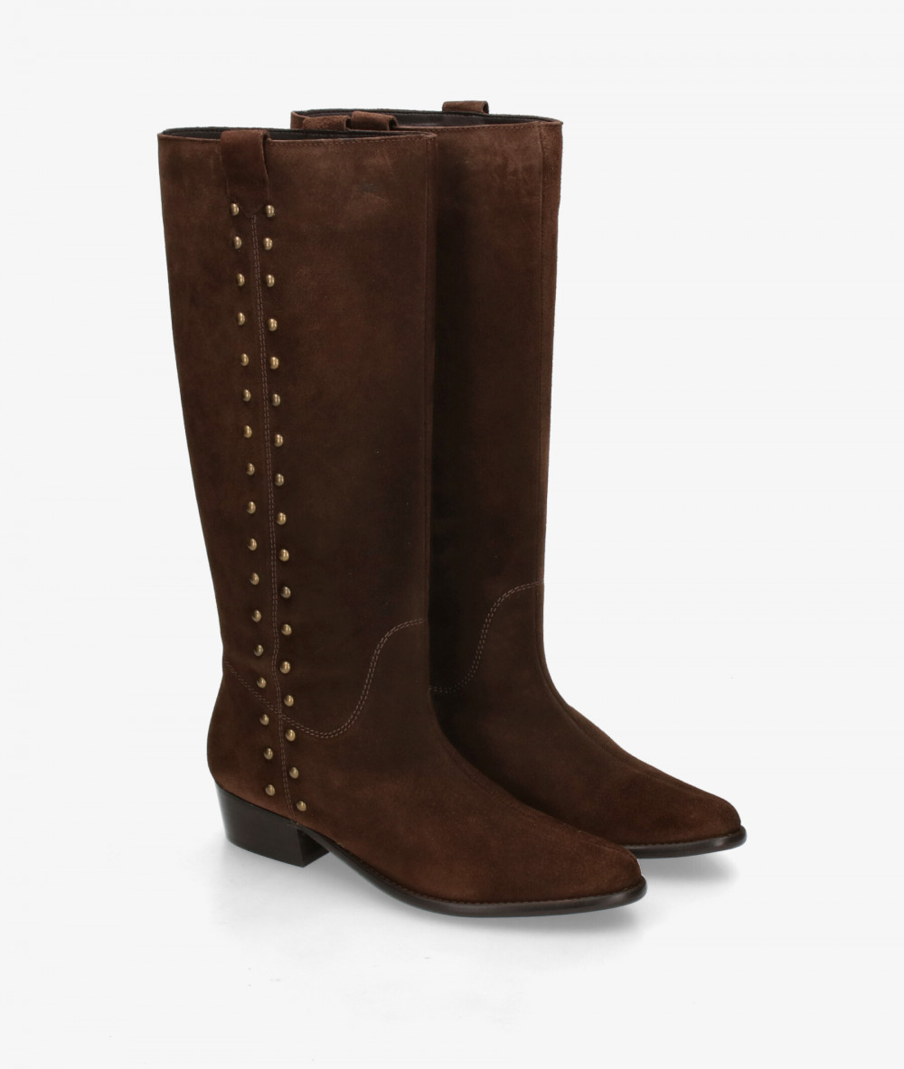 bloom&you Boots  MALENA in brown split suede bloom&you Boots  MALENA in brown split suede