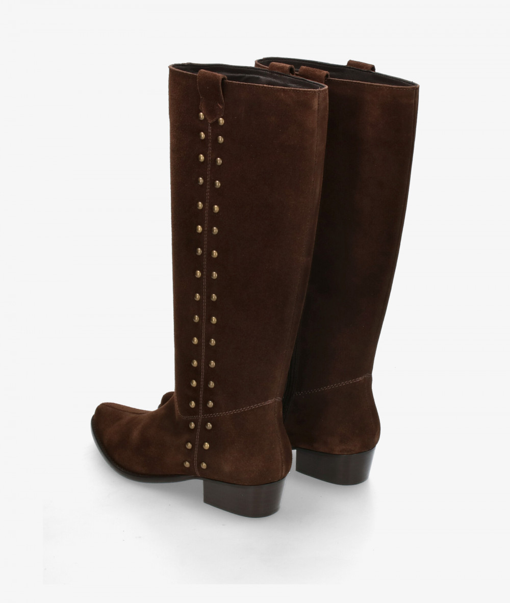 bloom&you Boots  MALENA in brown split suede bloom&you Boots  MALENA in brown split suede
