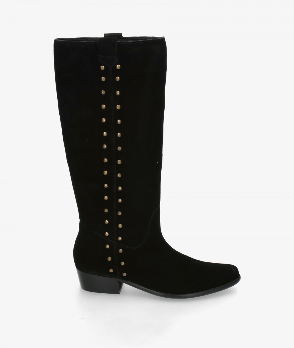 bloom&you Boots  MALENA in black split suede bloom&you Boots  MALENA in black split suede