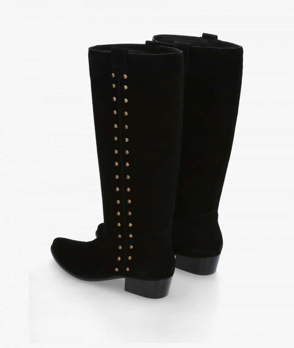bloom&you Boots  MALENA in black split suede bloom&you Boots  MALENA in black split suede