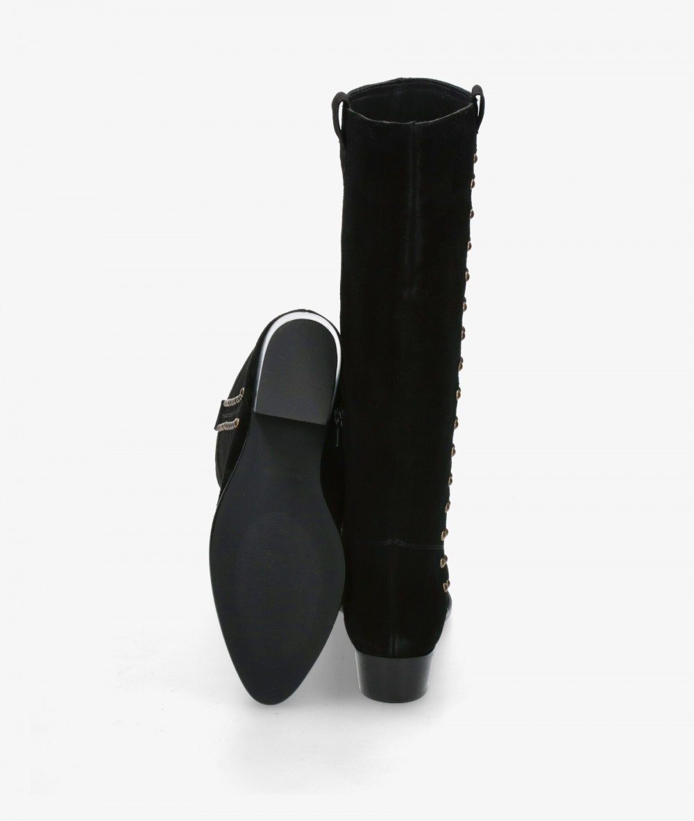 bloom&you Boots  MALENA in black split suede bloom&you Boots  MALENA in black split suede