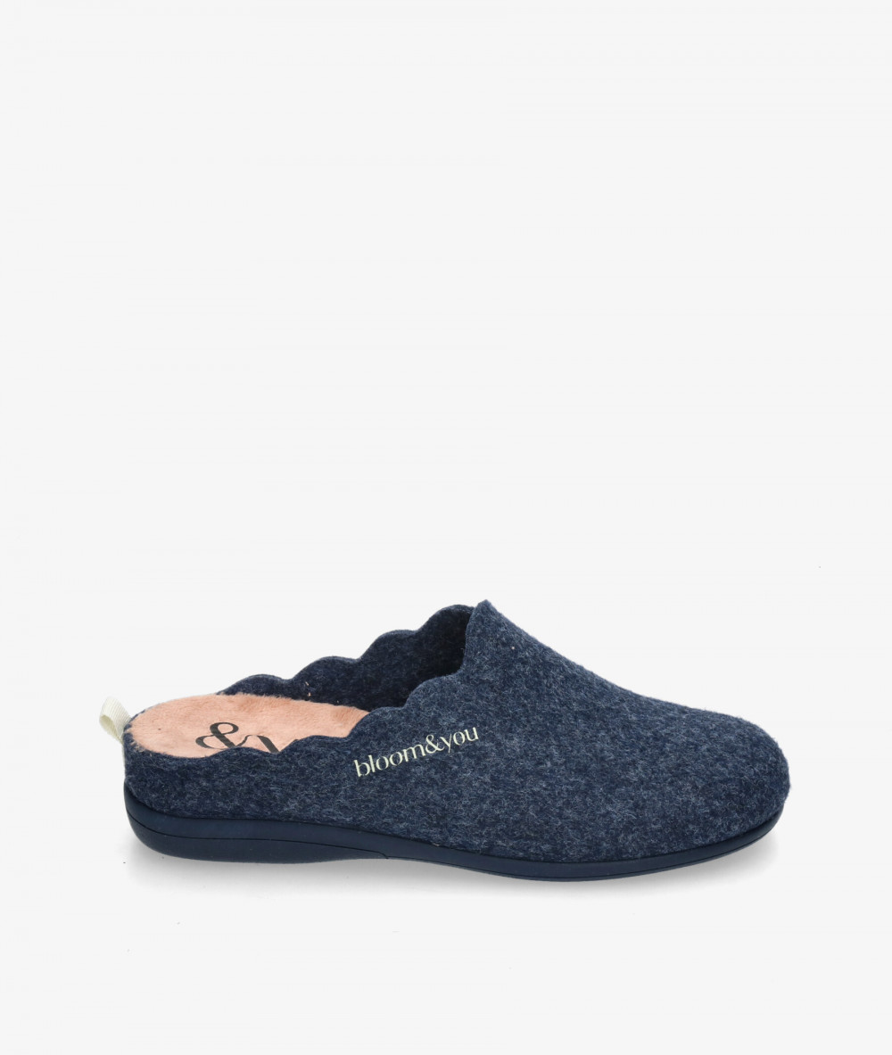 bloom&you Slippers  BLOOM SLIPPERS in navy blue bloom&you Slippers  BLOOM SLIPPERS in navy blue