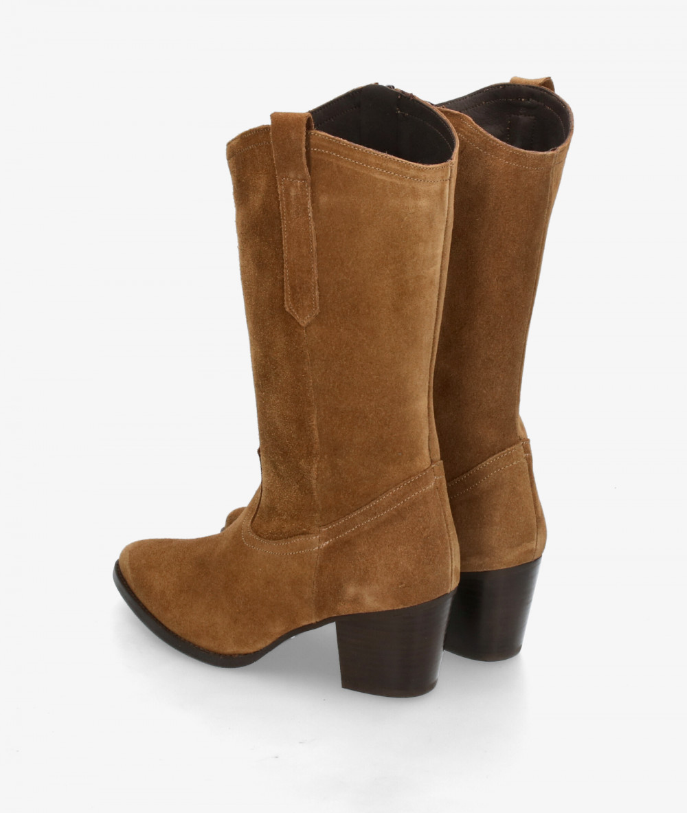 Kénnebec Boots  668 LISA in leather split suede Kénnebec Boots  668 LISA in leather split suede