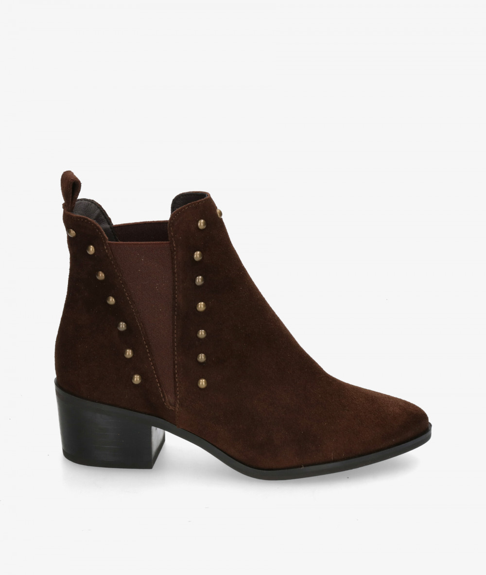 Botines bloom&you LILLIE en serraje marrón