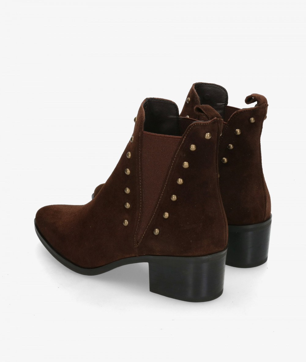 Botines bloom&you LILLIE en serraje marrón