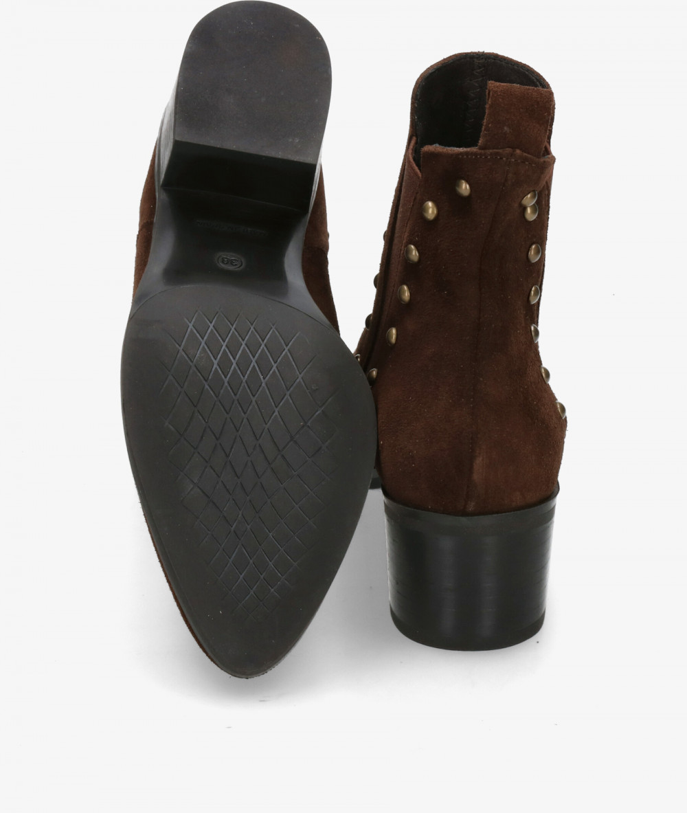 Botines bloom&you LILLIE en serraje marrón