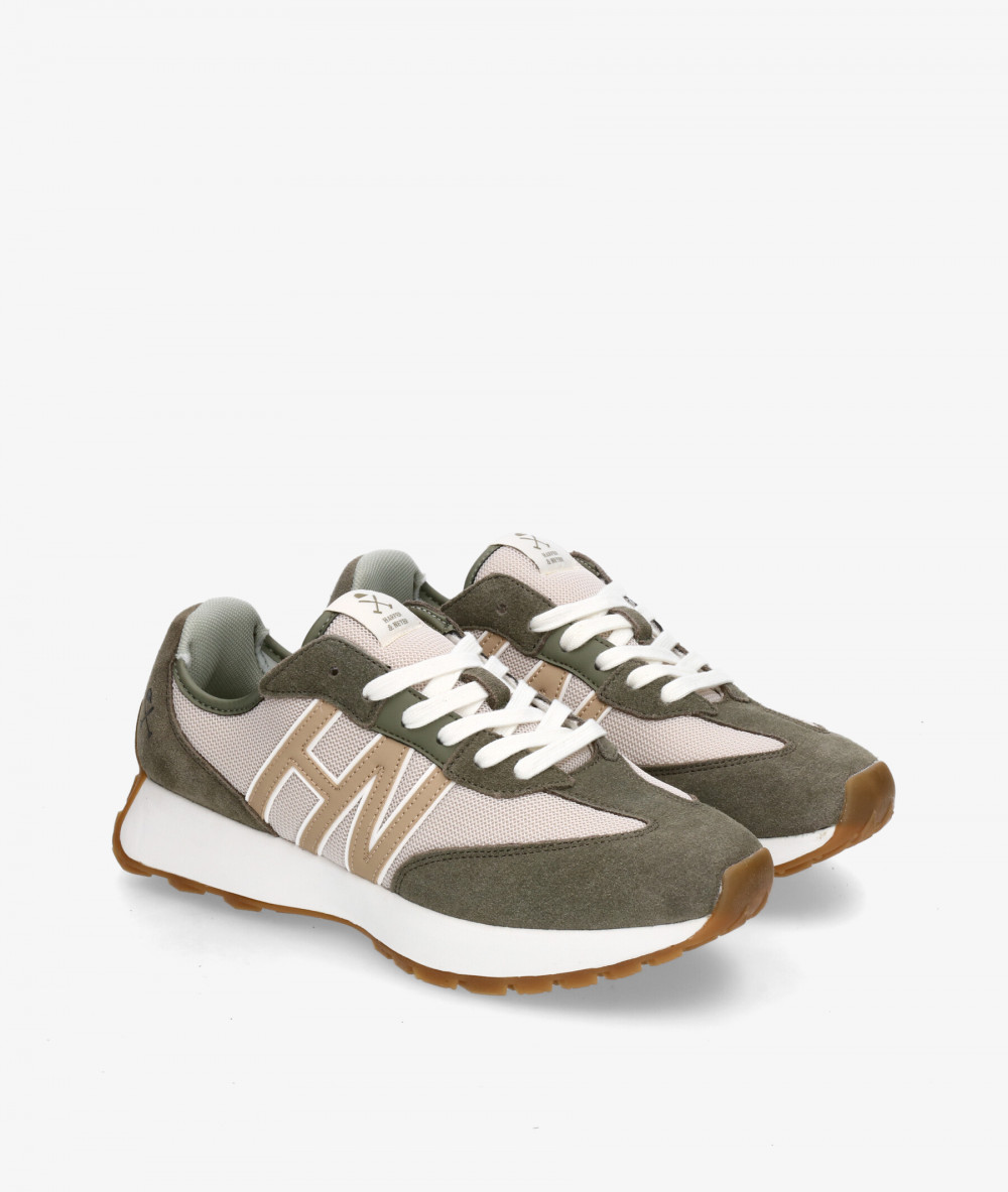 Deportivos HARPER&NEYER  AGP en caki Deportivos HARPER&NEYER  AGP en caki