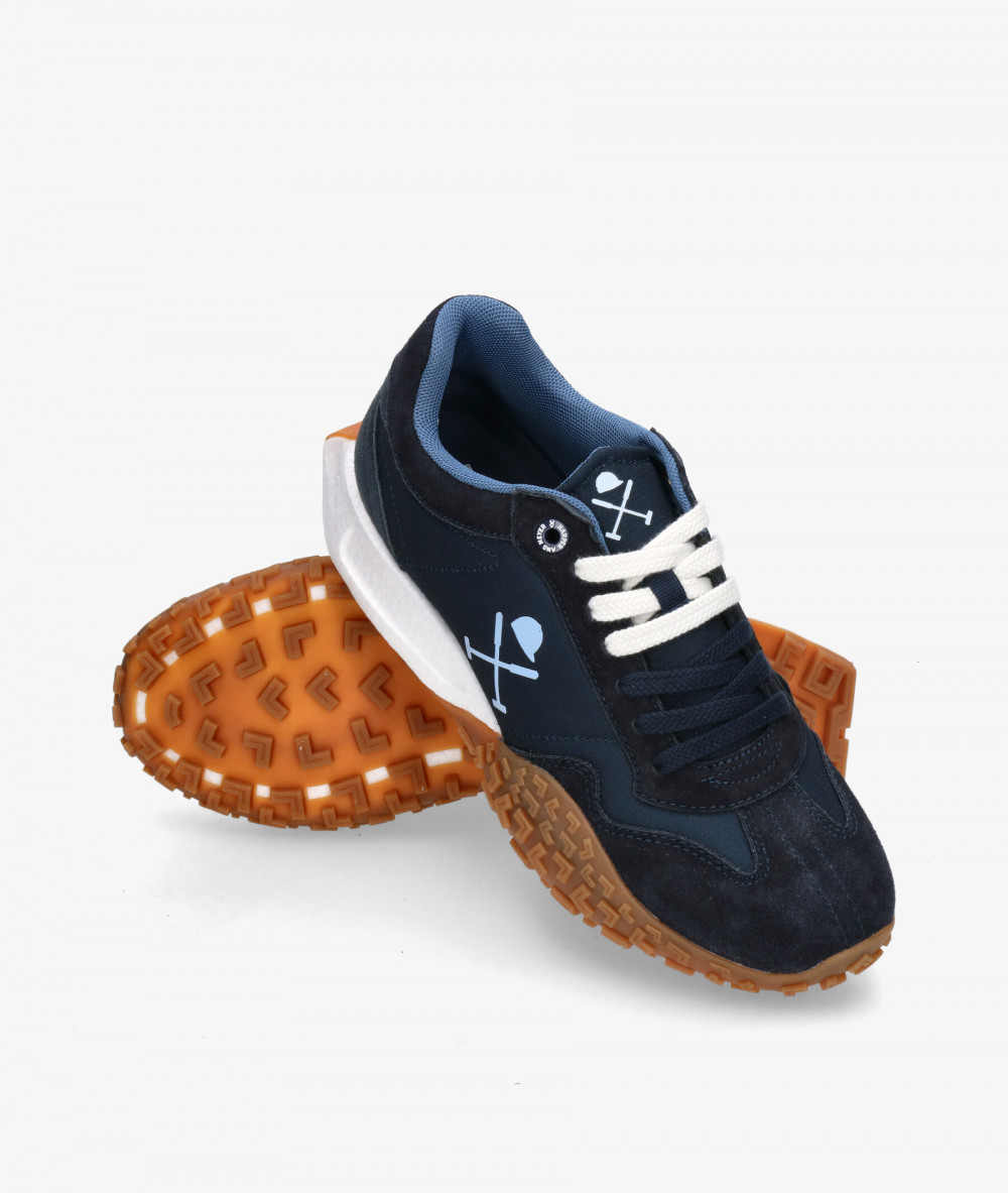 Deportivos HARPER&NEYER  CARCROSS POINT en azul marino Deportivos HARPER&NEYER  CARCROSS POINT en azul marino