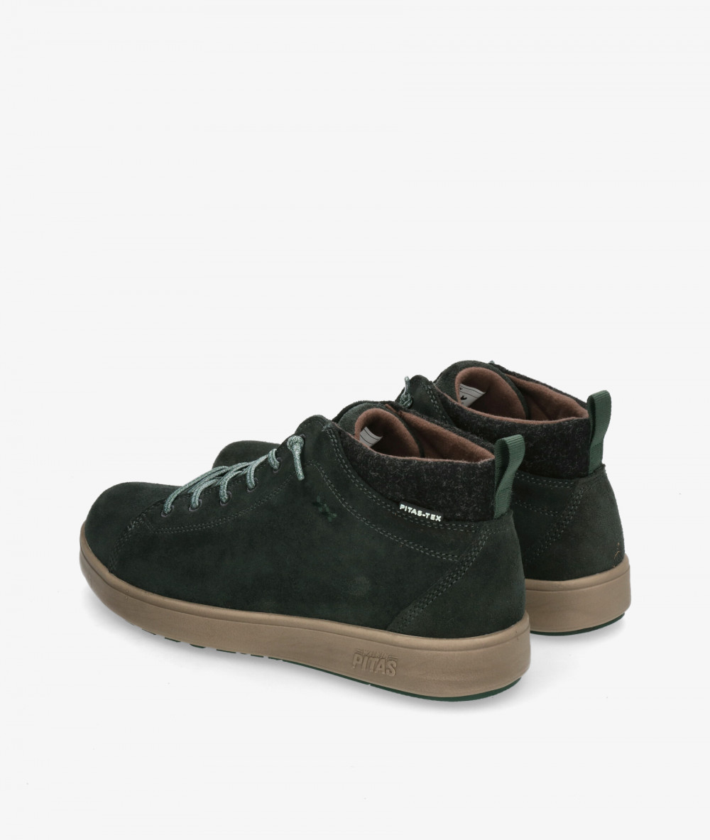 Zapatos casual Walk in Pitas AUSTIN en serraje kaki Zapatos casual Walk in Pitas AUSTIN en serraje kaki