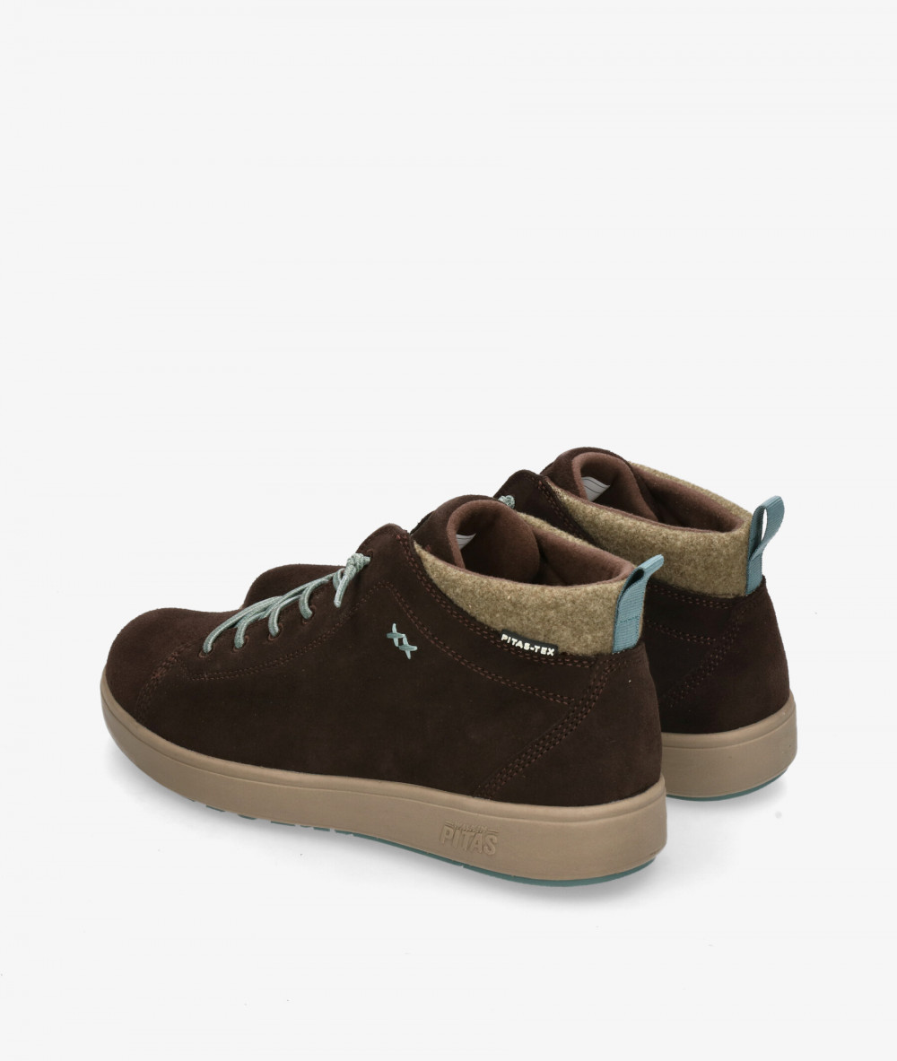 Zapatos casual Walk in Pitas AUSTIN en serraje marrón Zapatos casual Walk in Pitas AUSTIN en serraje marrón