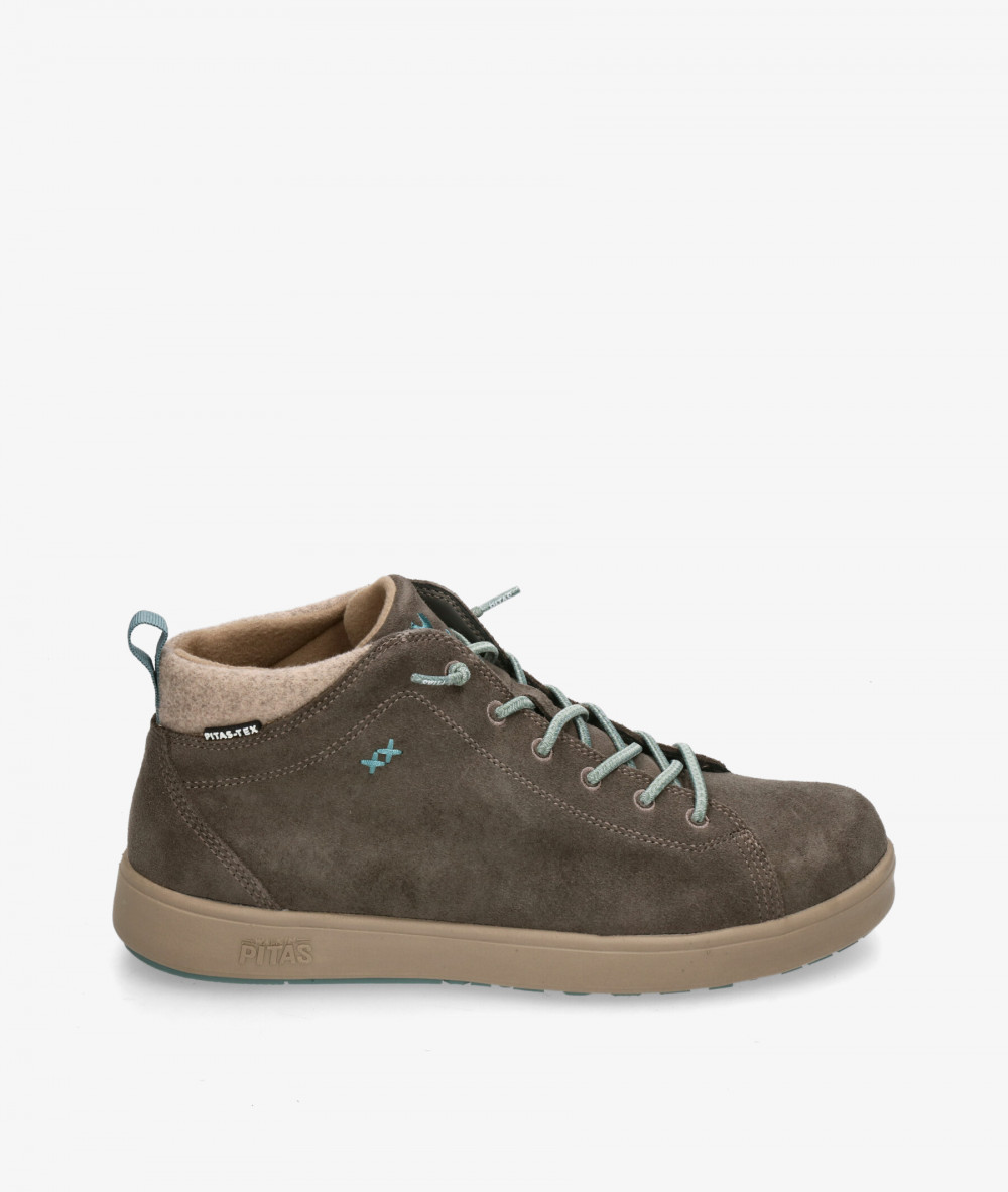 Zapatos casual Walk in Pitas AUSTIN en serraje taupe Zapatos casual Walk in Pitas AUSTIN en serraje taupe