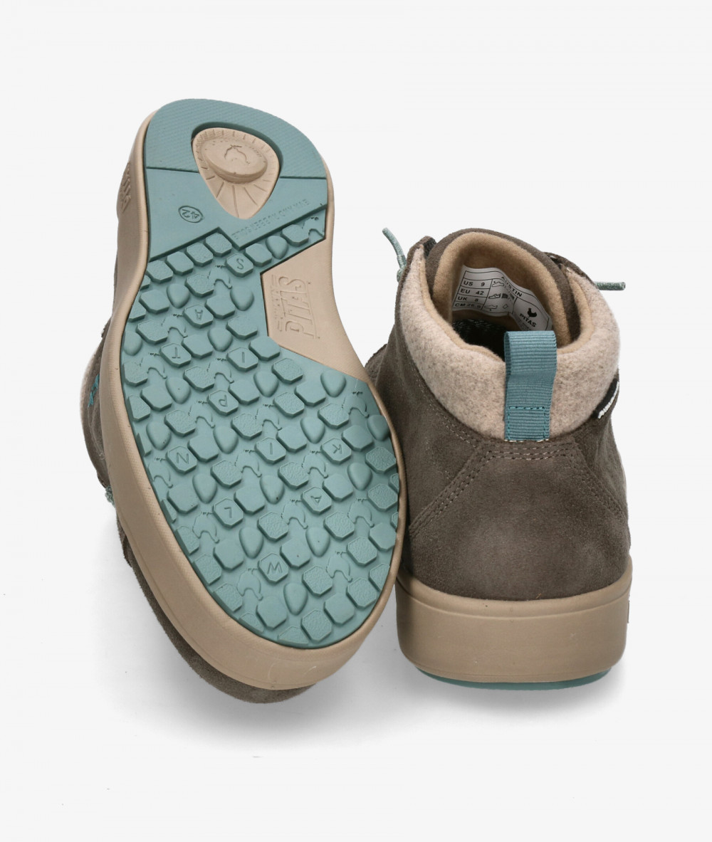 Zapatos casual Walk in Pitas AUSTIN en serraje taupe Zapatos casual Walk in Pitas AUSTIN en serraje taupe