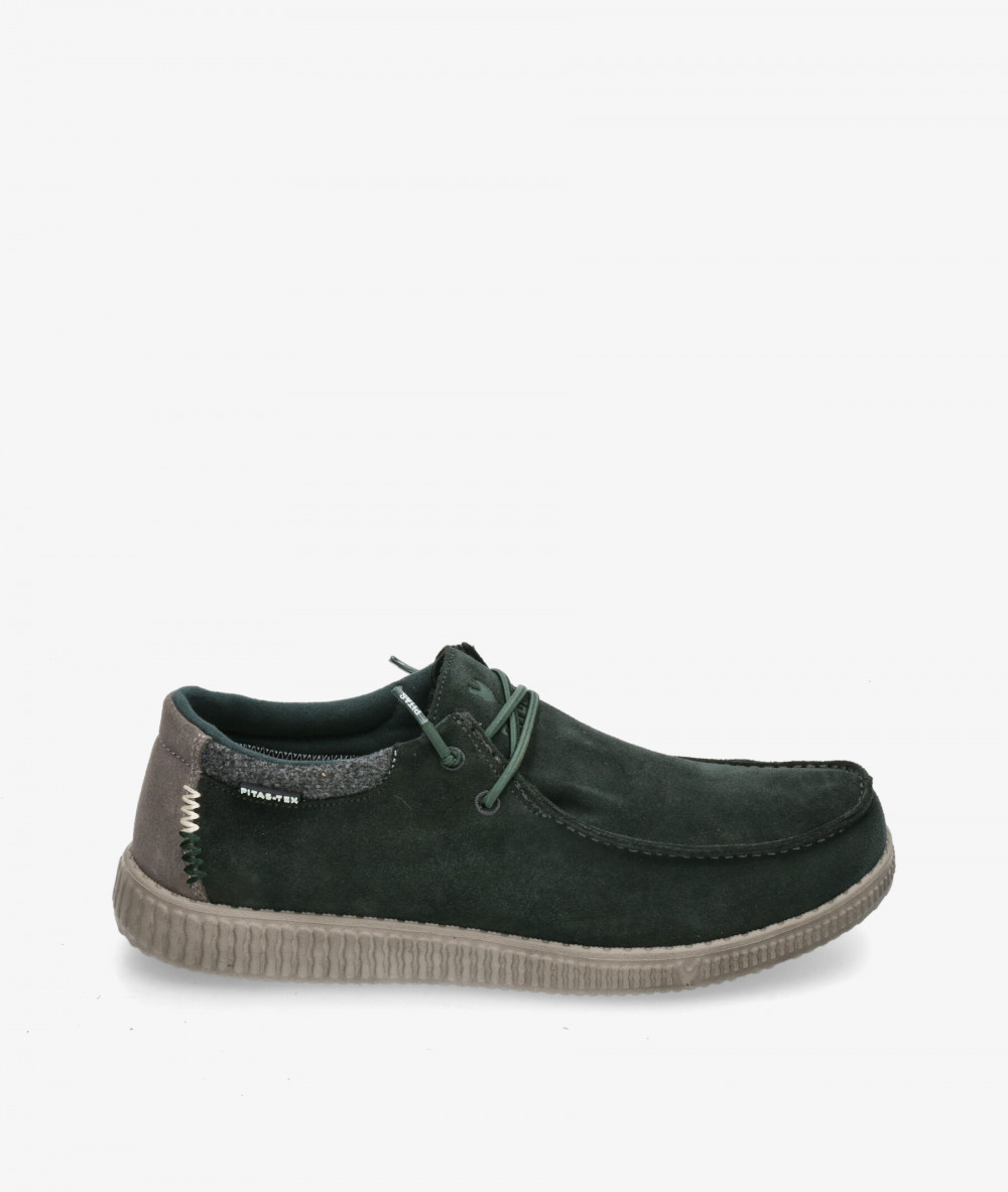 Zapatos casual Walk in Pitas SAM en serraje kaki Zapatos casual Walk in Pitas SAM en serraje kaki