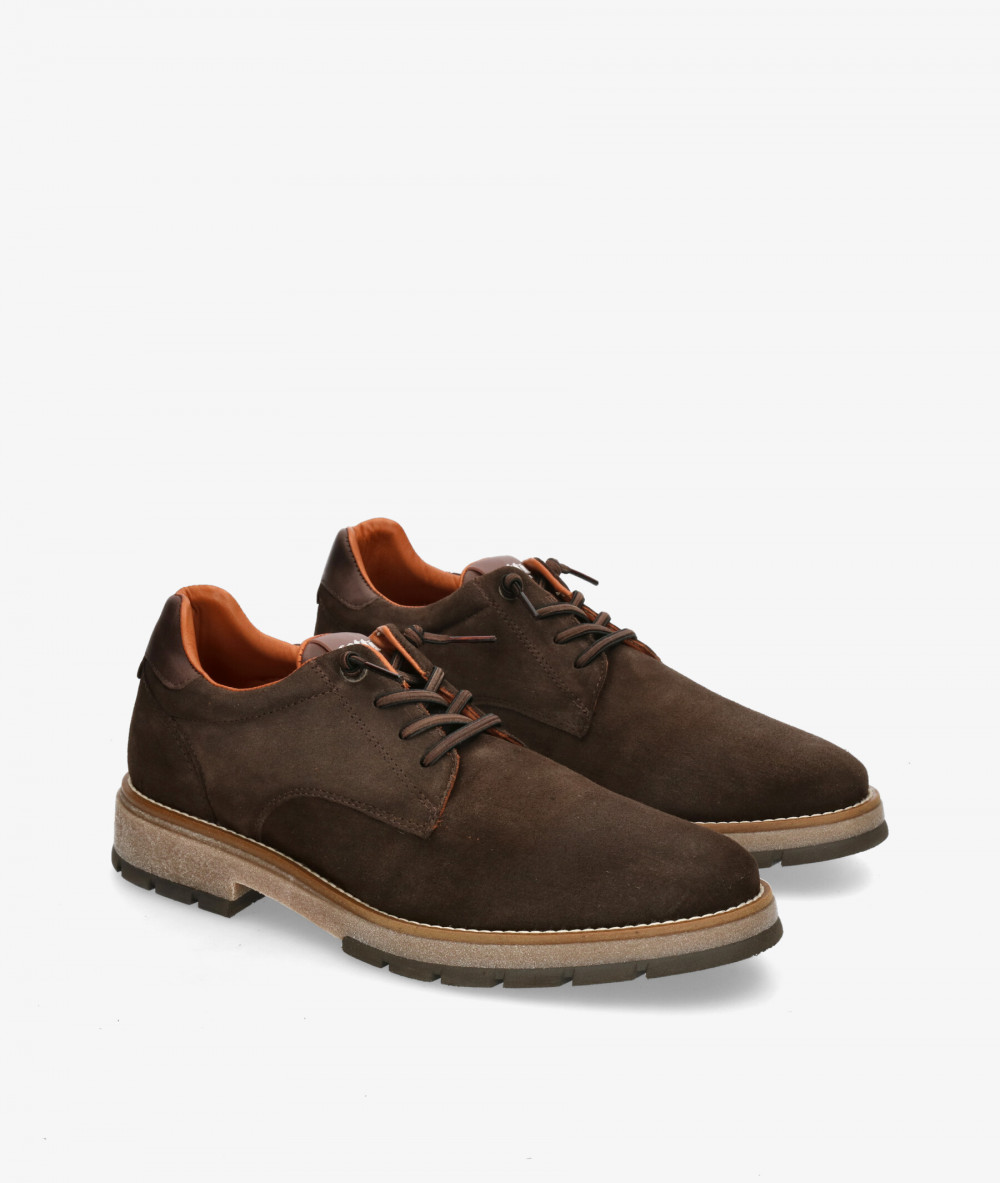 Zapatos casual Cetti C-1335 en serraje marrón Zapatos casual Cetti C-1335 en serraje marrón