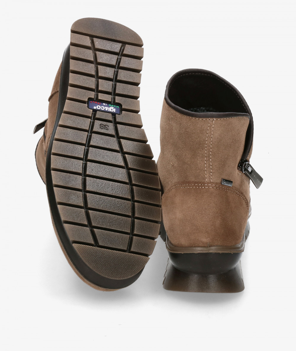 Botines Igi&Co  8658677 en serraje taupe Botines Igi&Co  8658677 en serraje taupe